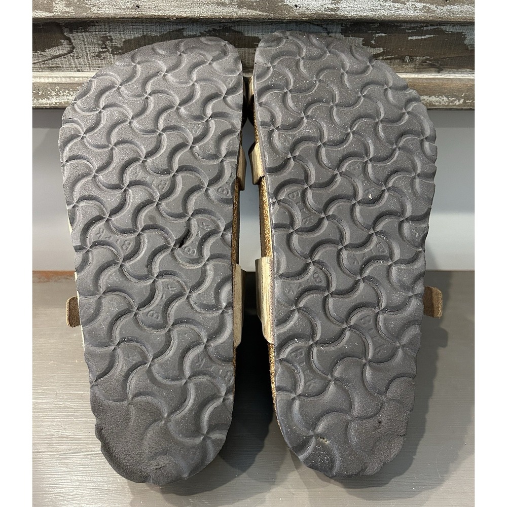 Birkenstock MAYARI Slide Sandals‎ Brown Leather Women's Size 7/38 - Picture 6 of 6